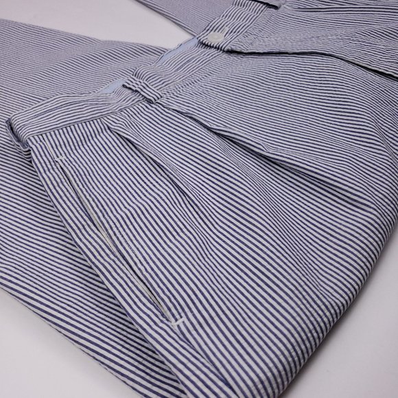 Brooks Brothers Seersucker Pants 34x31 Pleated Cuf - Picture 10 of 12
